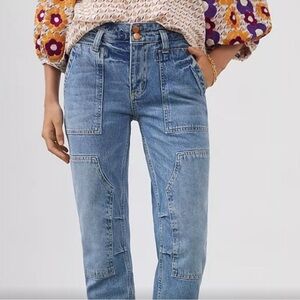 Anthropologie The Wanderer Mid Rise Relaxed Leg Jeans 26